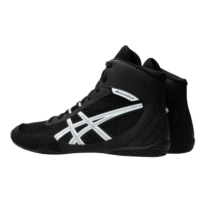 Black - Back - Asics Mens Matcontrol Mid Cut Boxing Boots