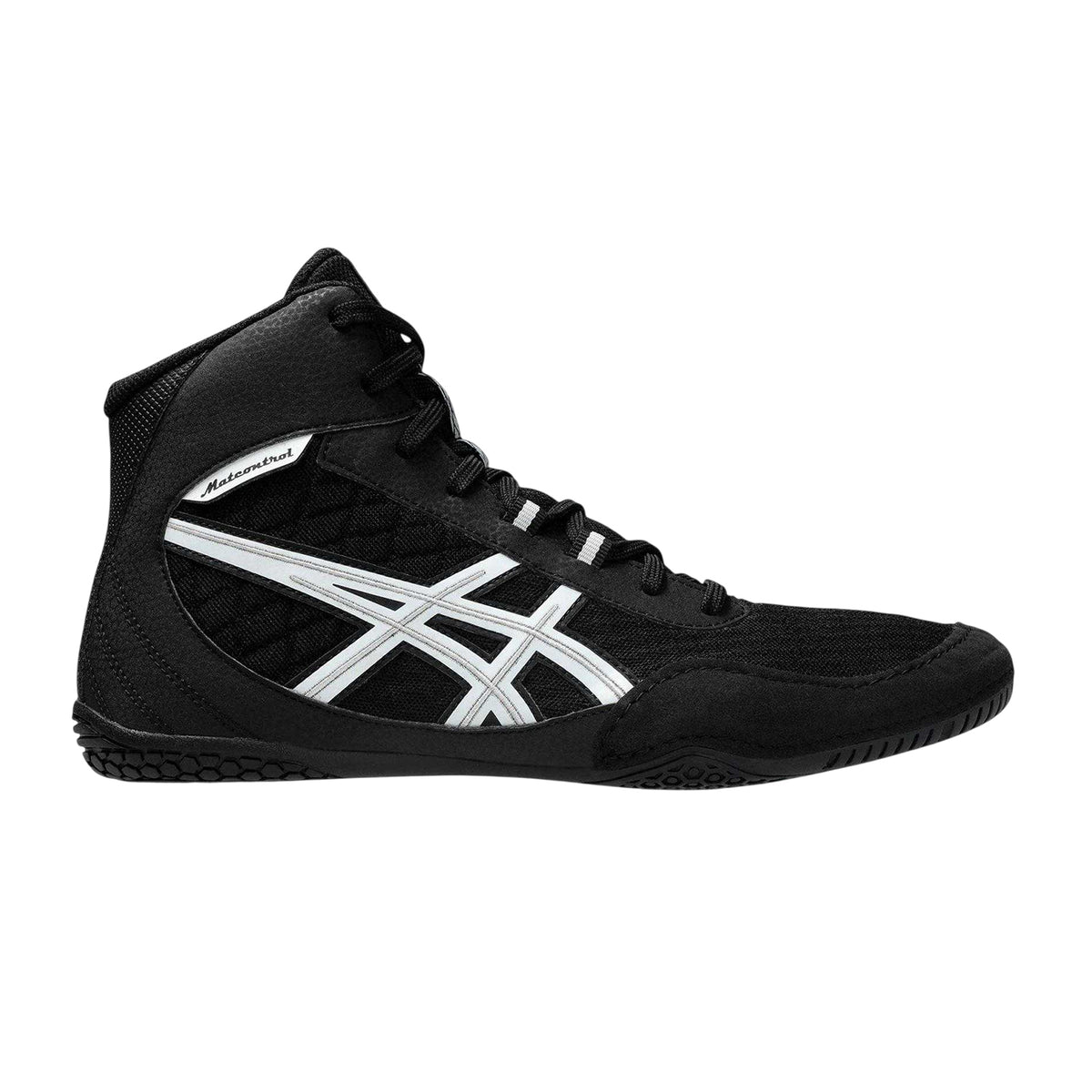Black - Front - Asics Mens Matcontrol Mid Cut Boxing Boots