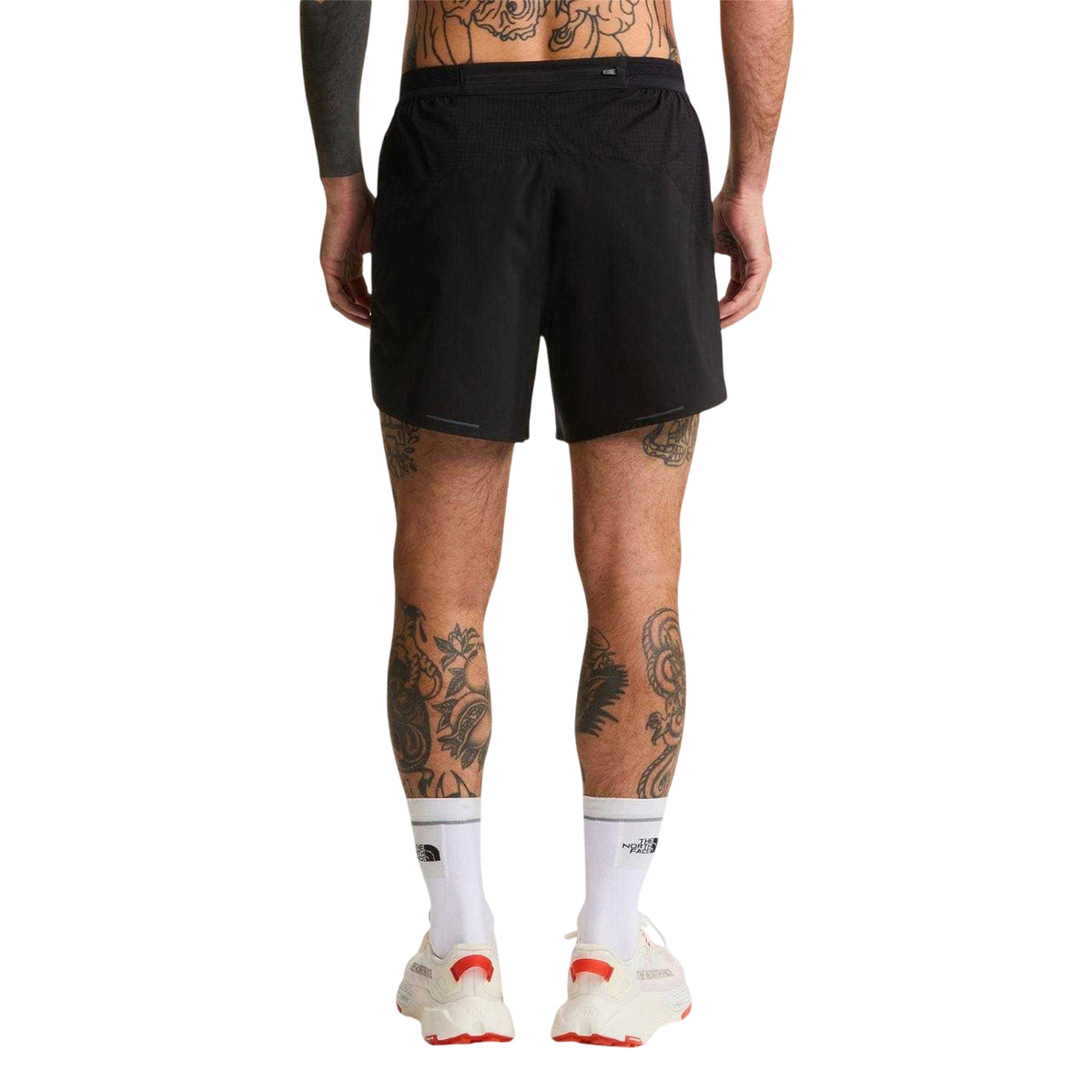 Black - Lifestyle - The North Face Mens Sunriser Logo Running Shorts