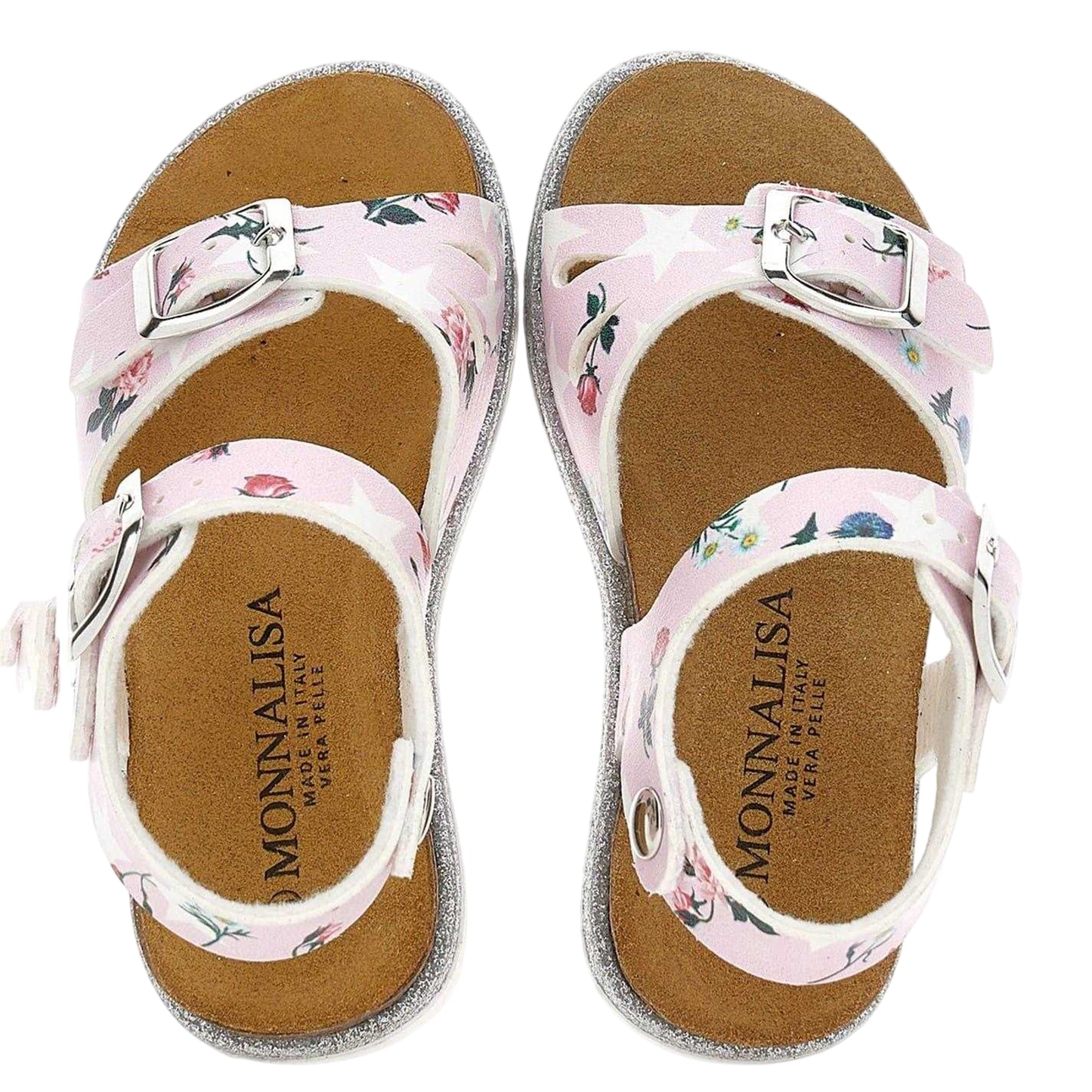 Rose - Back - Monnalisa Girls Stars Sandals