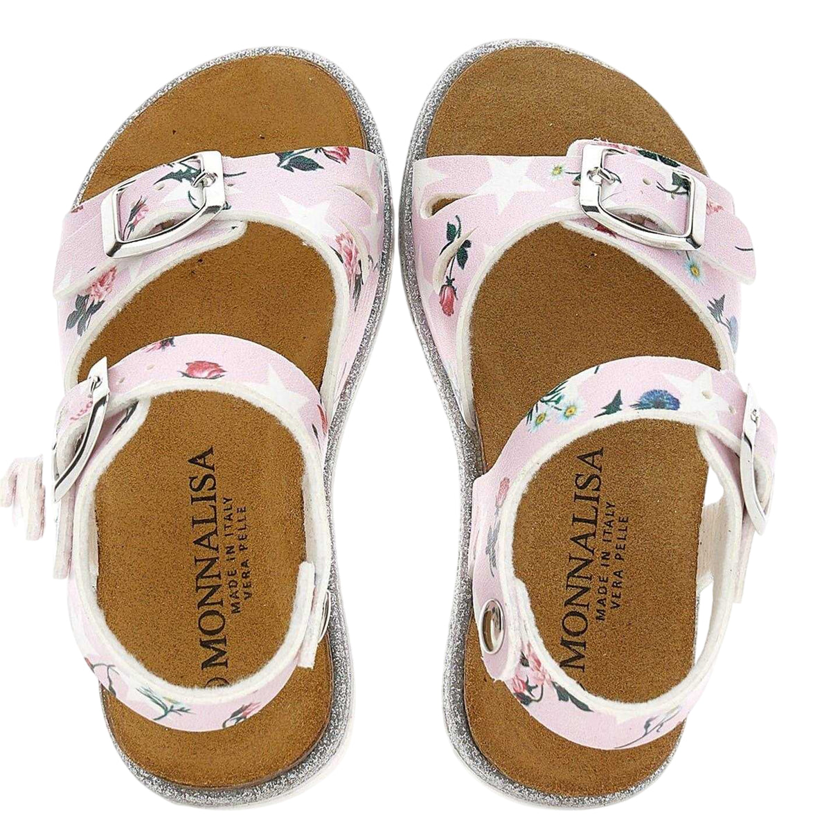 Rose - Back - Monnalisa Girls Stars Sandals