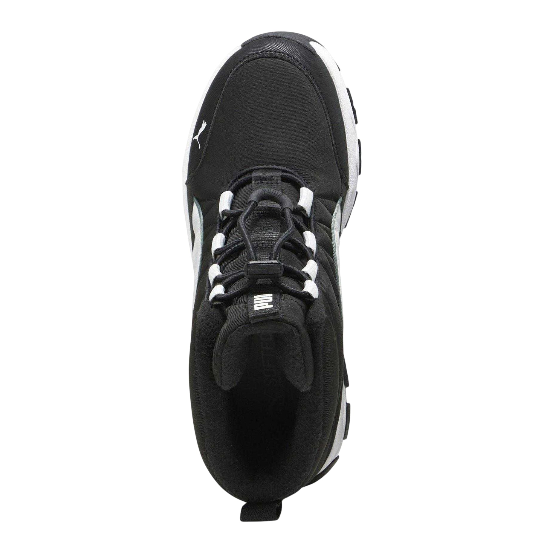Black-Ash Grey-White - Side - Puma Childrens-Kids Evolve Puretex Snow Boots
