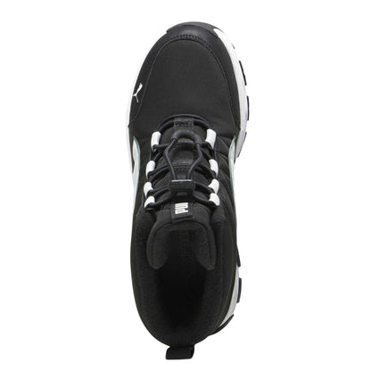 Black-Ash Grey-White - Side - Puma Childrens-Kids Evolve Puretex Snow Boots