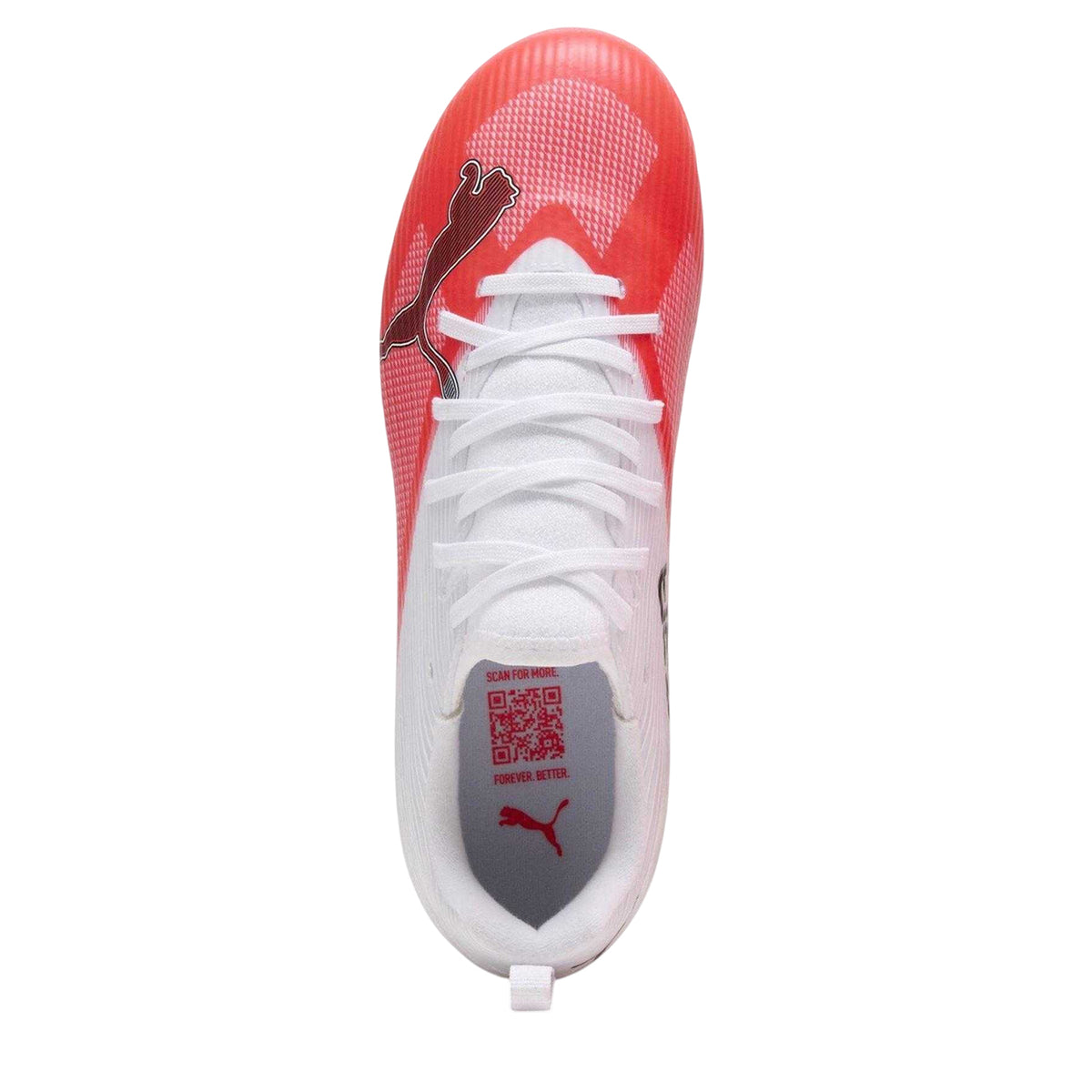 White-Red - Lifestyle - Puma Childrens-Kids Ultra 7.3 Firm Ground Football Boots