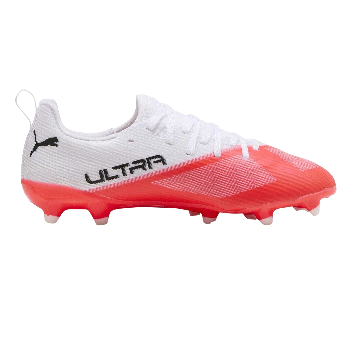 White-Red - Front - Puma Childrens-Kids Ultra 7.3 Firm Ground Football Boots