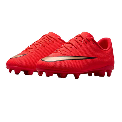 Red-Gold - Pack Shot - Nike Childrens-Kids Vapor 17 Academy Firm Ground Football Boots