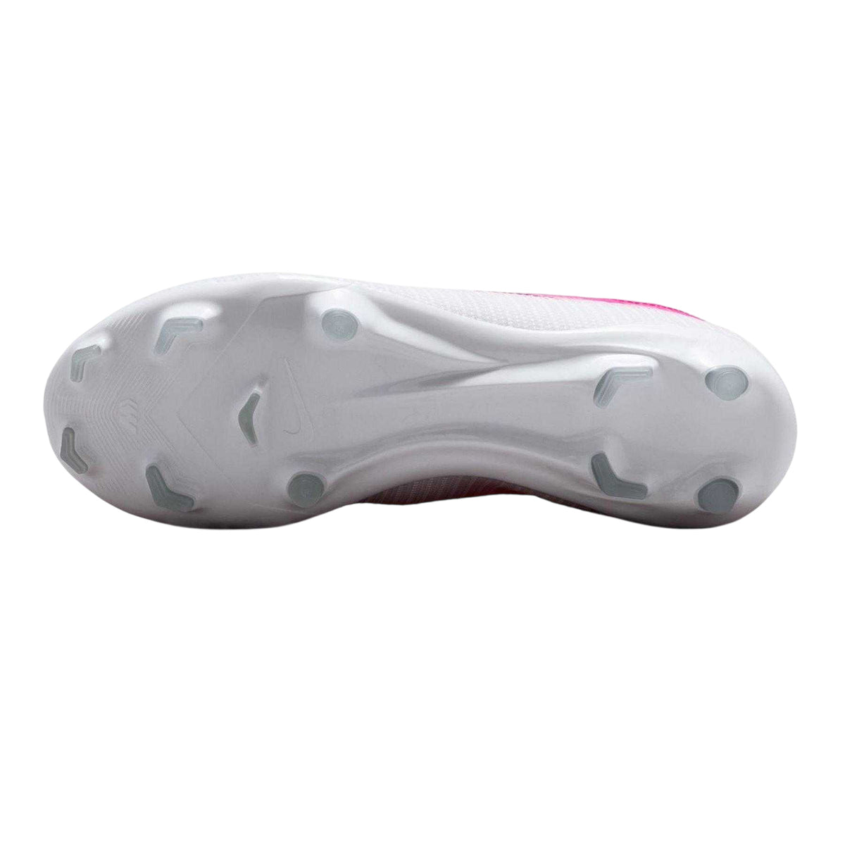 Pink-White - Side - Nike Childrens-Kids Vapor 17 Academy Firm Ground Football Boots
