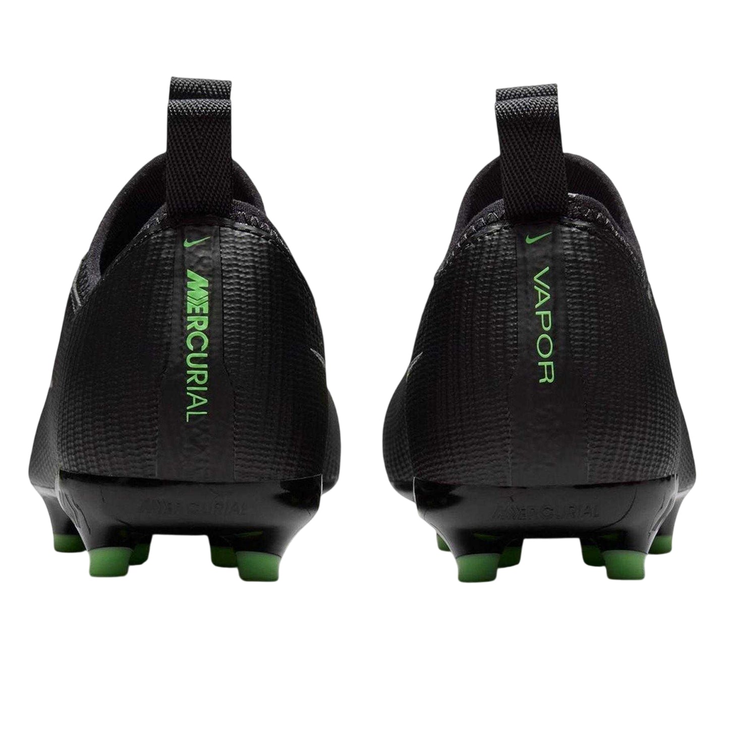 Black-Green - Back - Nike Childrens-Kids Vapor 17 Academy Firm Ground Football Boots