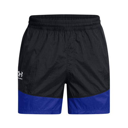 Black - Front - Under Armour Mens Terrace96 Woven Shorts
