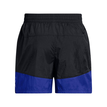 Black - Back - Under Armour Mens Terrace96 Woven Shorts