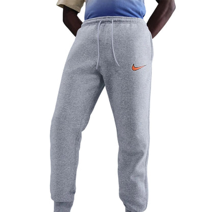 Dark Grey Heather - Side - Nike Mens Club Fleece Joggers
