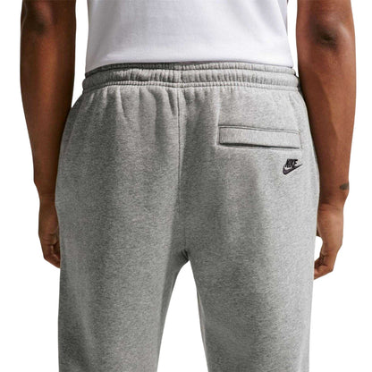 Dark Grey Heather - Close up - Nike Mens Club Fleece Joggers