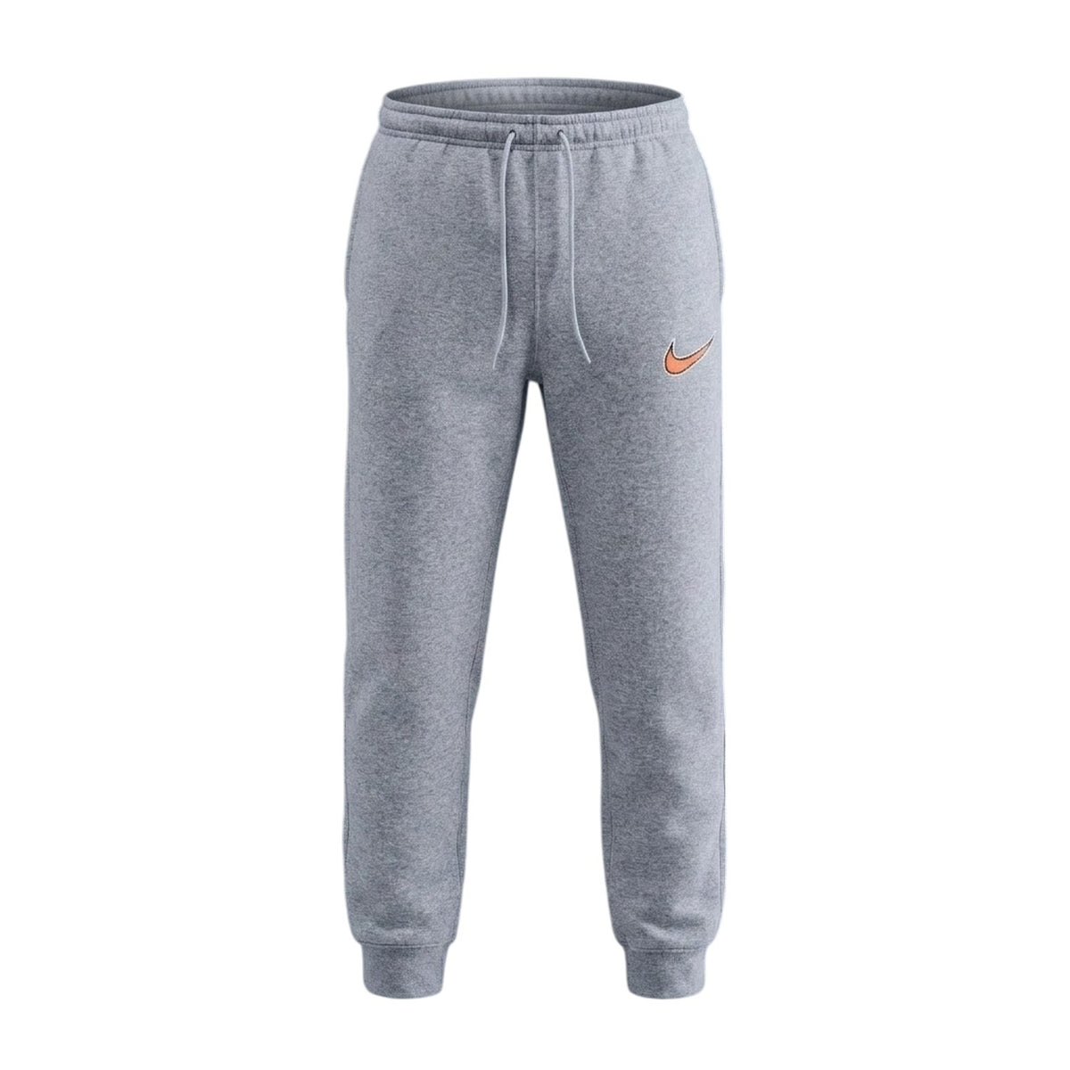 Dark Grey Heather - Front - Nike Mens Club Fleece Joggers