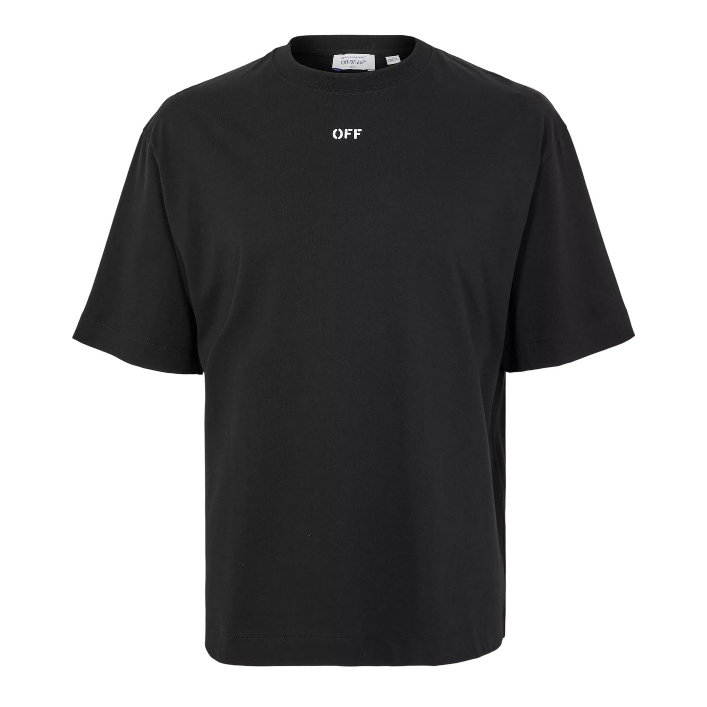 Black-White - Front - Off White Mens Diags Skate Scribble Regular T-Shirt