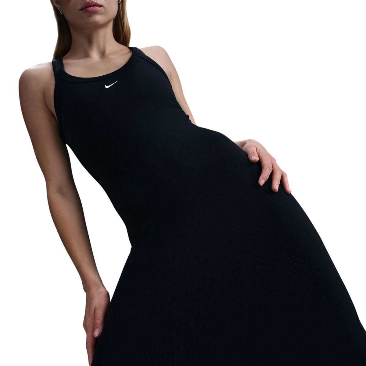 Black-Sail - Lifestyle - Nike Womens-Ladies Chill Knitted Tank Dress