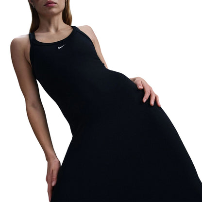 Black-Sail - Lifestyle - Nike Womens-Ladies Chill Knitted Tank Dress