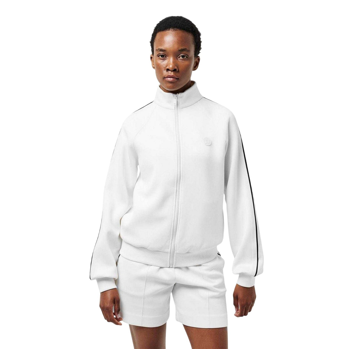 White - Lifestyle - PE Nation Womens-Ladies Prelude Tracksuit