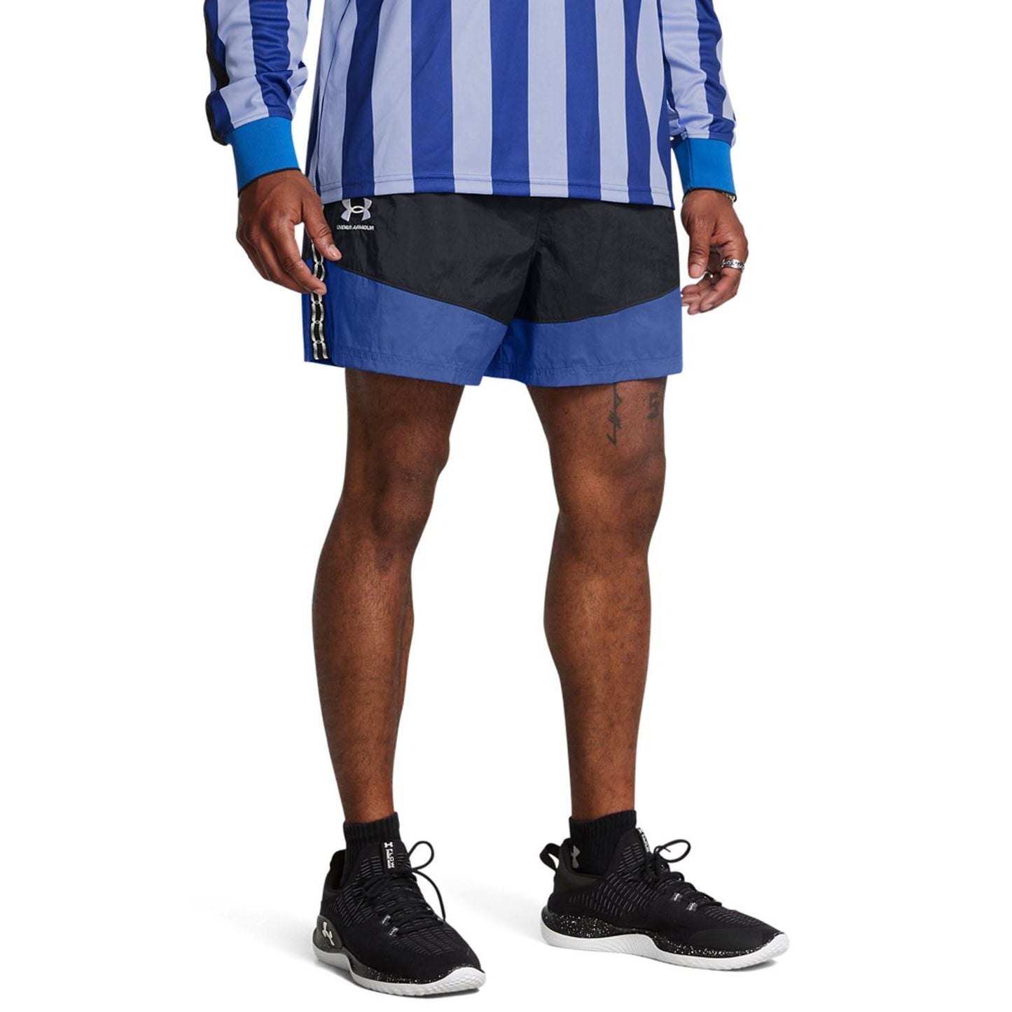 Black - Lifestyle - Under Armour Mens Terrace96 Woven Shorts