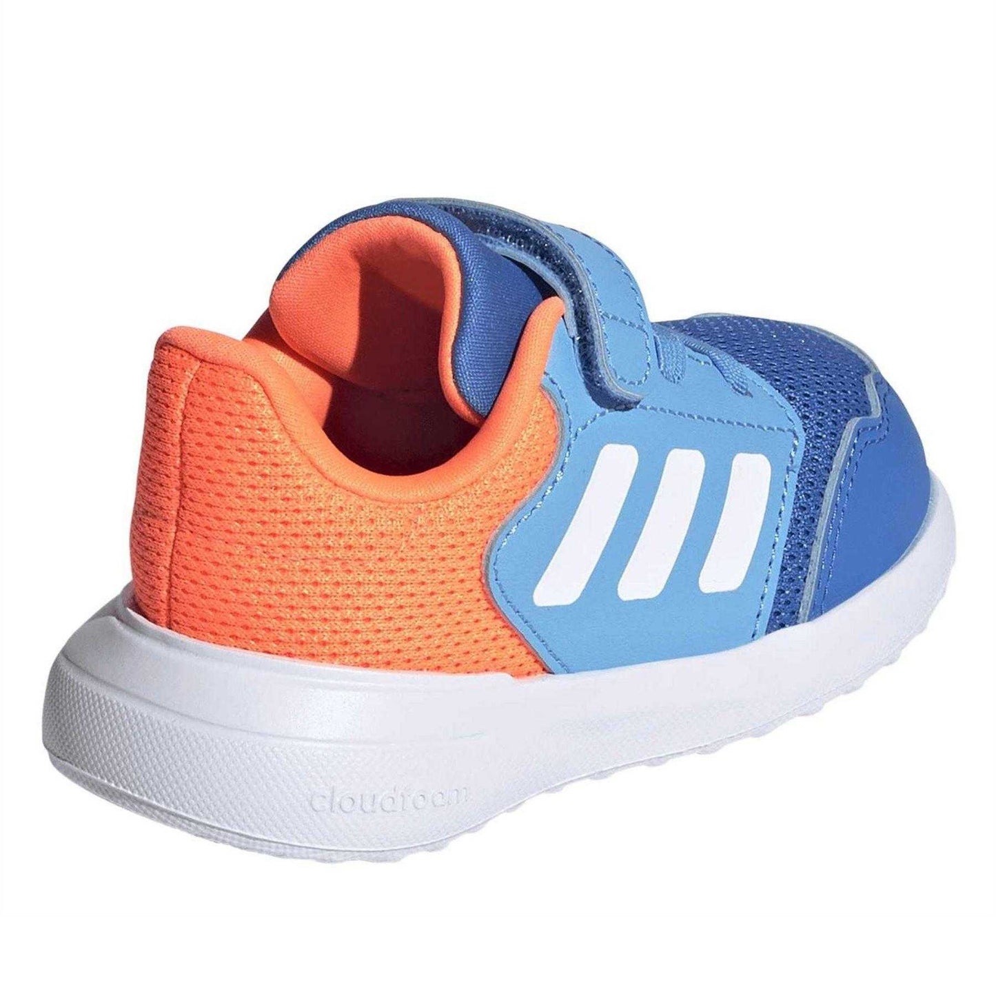 Blue-Orange - Back - Adidas Childrens-Kids Tensaur Run 3.0 Low Trainers