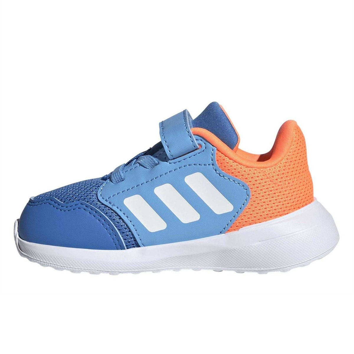 Blue-Orange - Side - Adidas Childrens-Kids Tensaur Run 3.0 Low Trainers