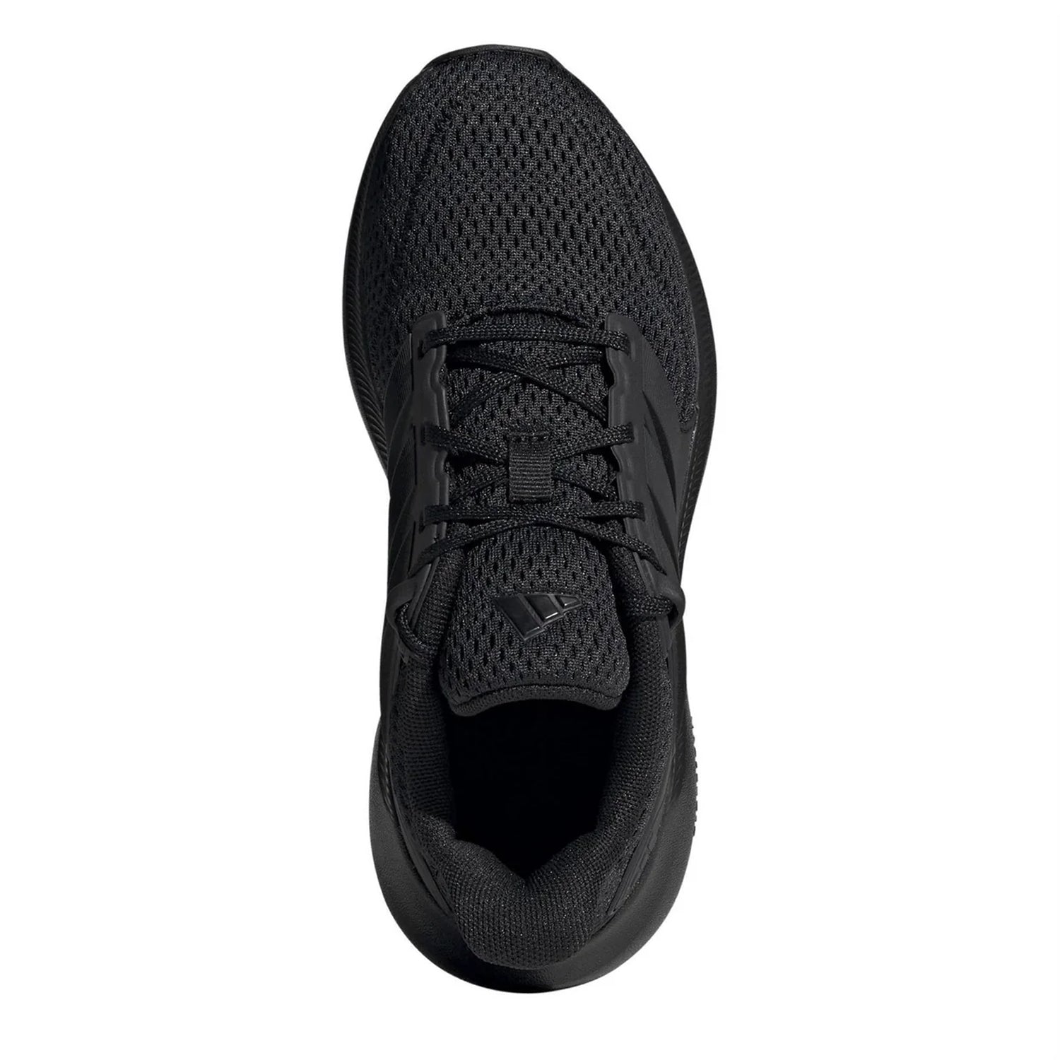 Triple Black - Back - Adidas Childrens-Kids Ultimashow 2.0 Trainers