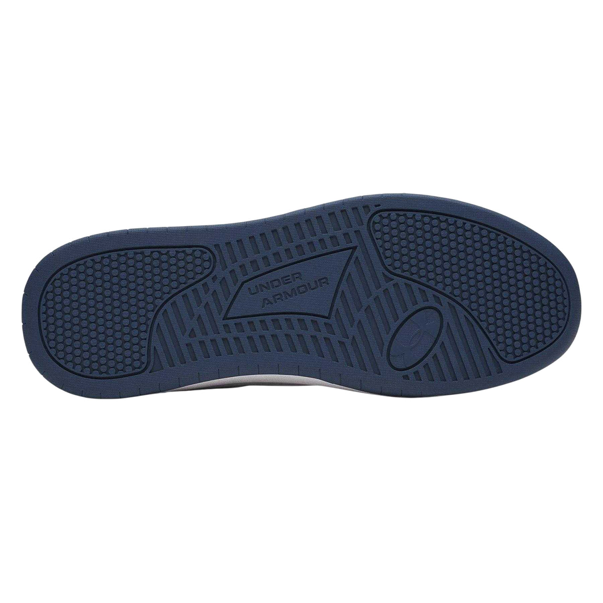 White-Blue - Lifestyle - Under Armour Mens Tempo Leather Trainers