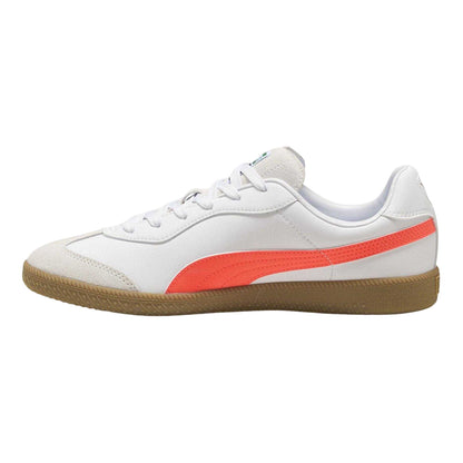 Puma White - Back - Puma Mens King It Leather Trainers