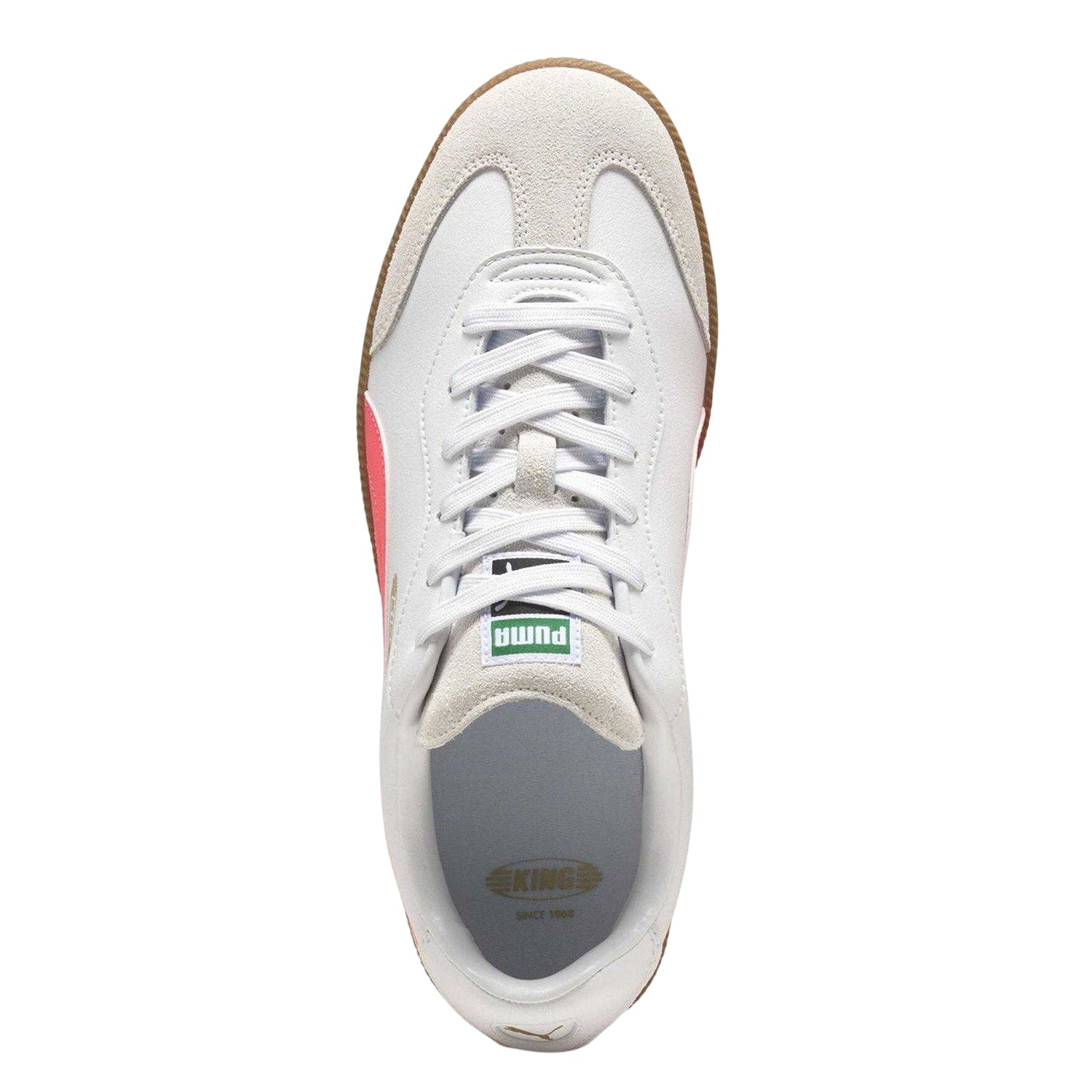 Puma White - Side - Puma Mens King It Leather Trainers