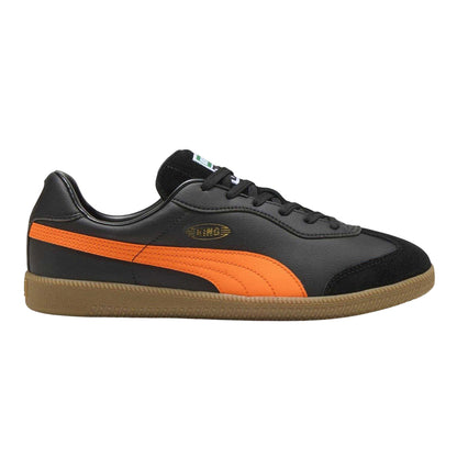 Puma Black - Front - Puma Mens King It Leather Trainers