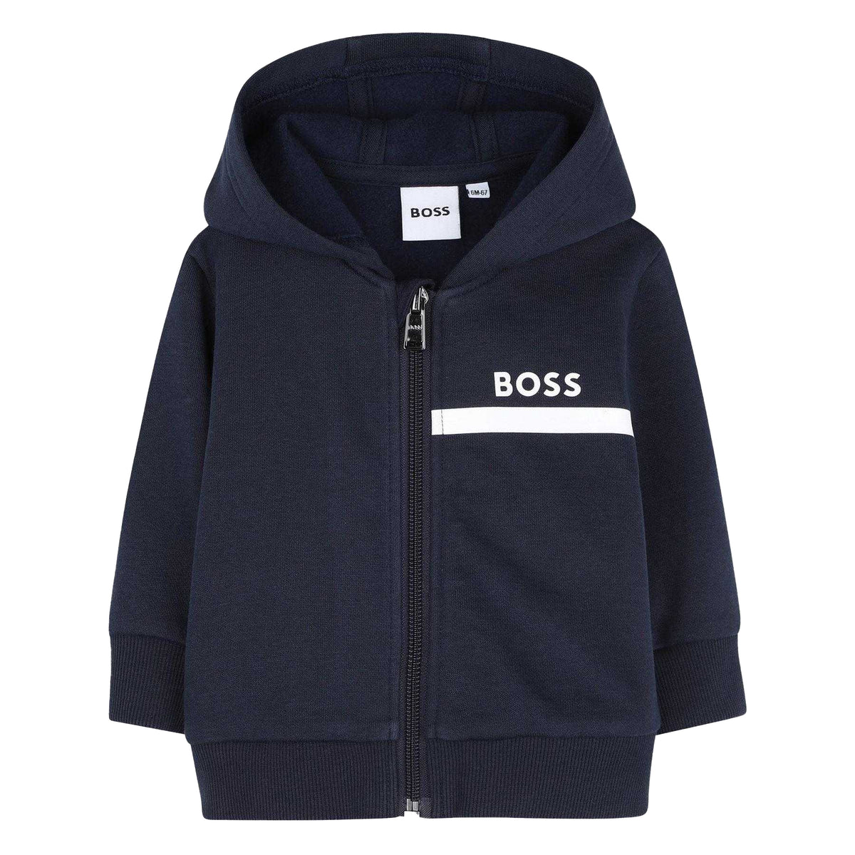 Navy - Side - Boss Baby Fleece Tracksuit Set
