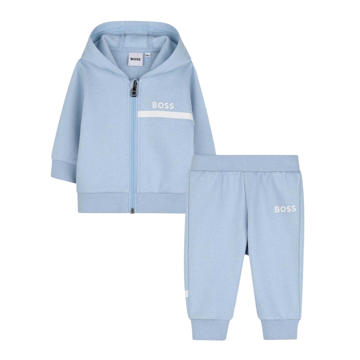 Blue - Front - Boss Baby Fleece Tracksuit Set