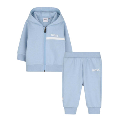 Blue - Front - Boss Baby Fleece Tracksuit Set