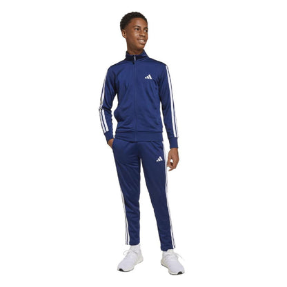 Dark Blue - Lifestyle - Adidas Childrens-Kids Essentials Climacool Tracksuit