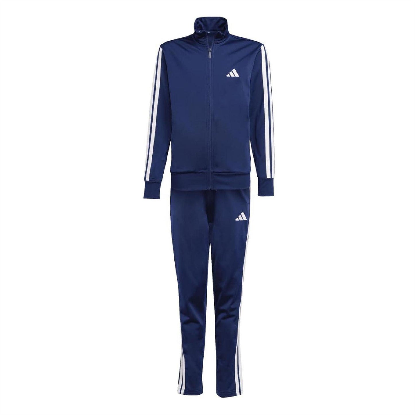 Dark Blue - Front - Adidas Childrens-Kids Essentials Climacool Tracksuit