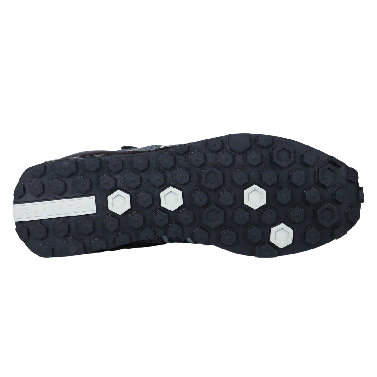 Grey - Lifestyle - Cruyff Mens Fearia Eclipse Suede Hex-Tech Walking Trainers