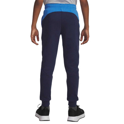 Blue - Pack Shot - Under Armour Boys Unstoppable Fleece Joggers