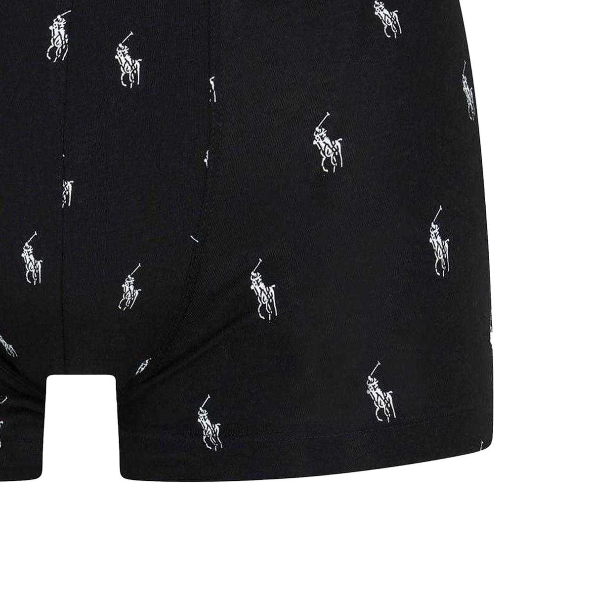 White-Grey-Black - Side - Ralph Lauren Mens Polo Polo Cotton Boxer Briefs (Pack of 3)