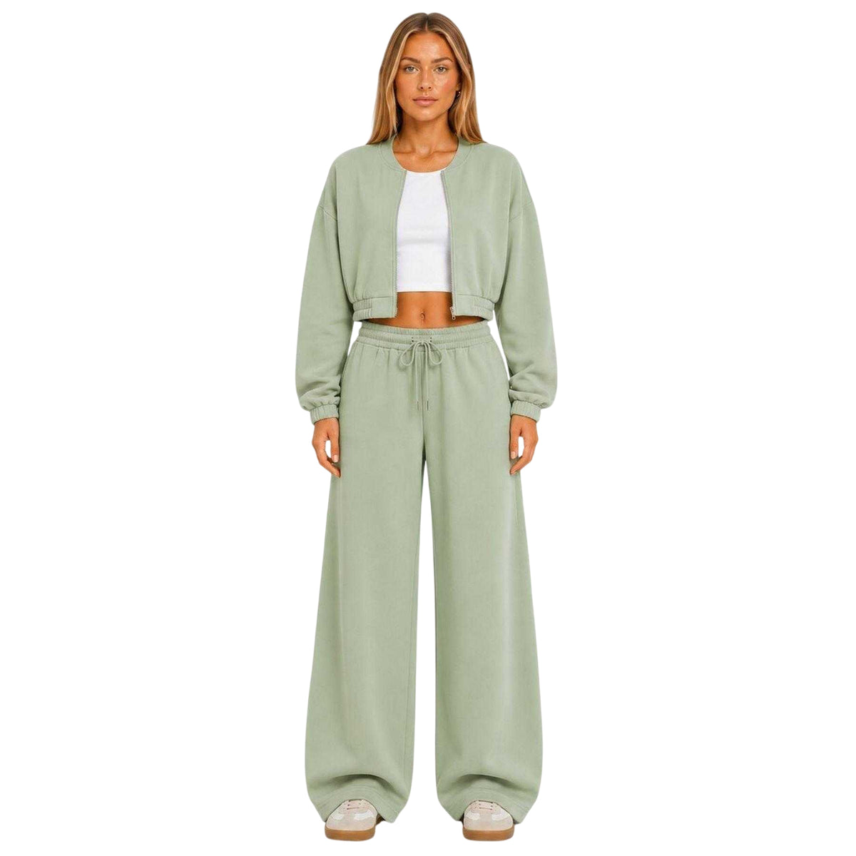 Sage - Lifestyle - I Saw It First Womens-Ladies Fleece Barrel Joggers