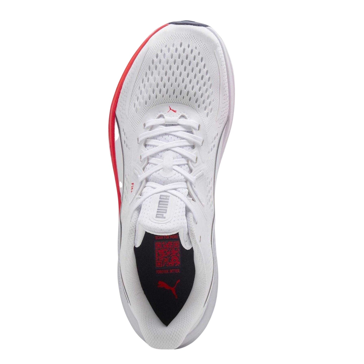 White-Red - Side - Puma Mens Skyrocket Trainers