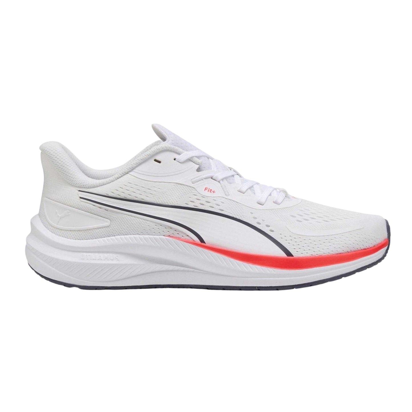 White-Red - Front - Puma Mens Skyrocket Trainers