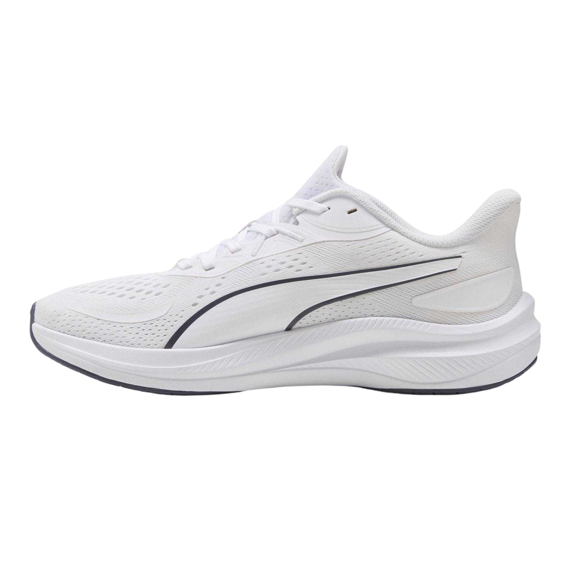 White-Red - Back - Puma Mens Skyrocket Trainers
