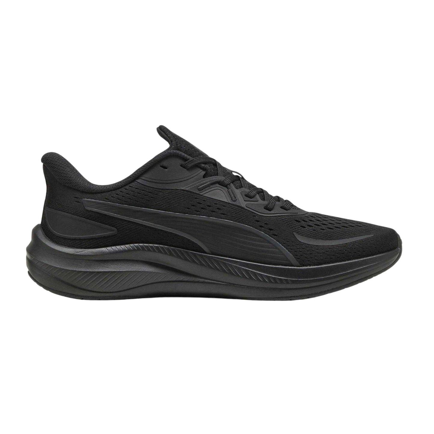 Black-Grey - Front - Puma Mens Skyrocket Trainers