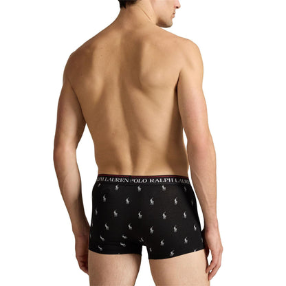 Black - Lifestyle - Ralph Lauren Mens Assorted Designs Boxer Shorts (Pack of 3)