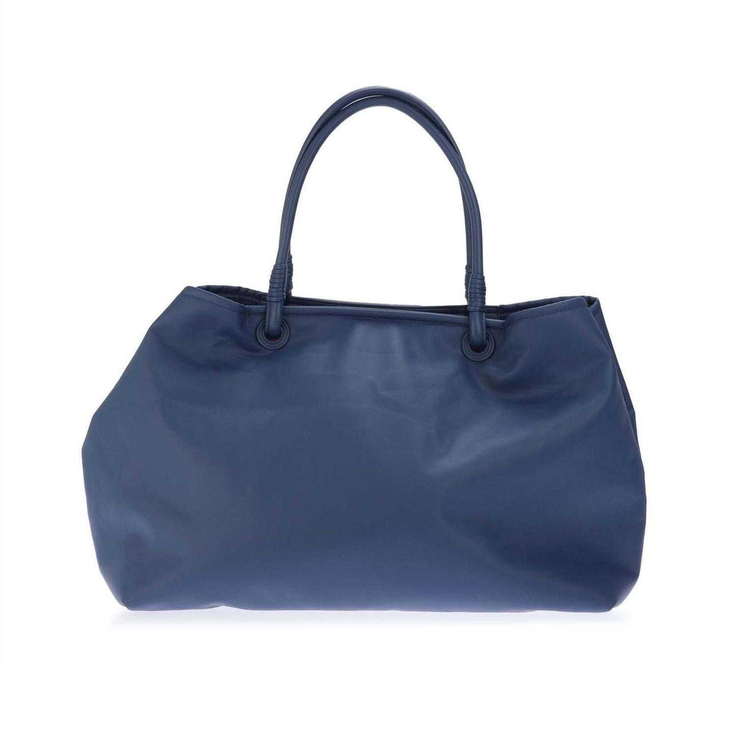 Indigo - Back - Emporio Armani EA7 Logo Shopper Bag