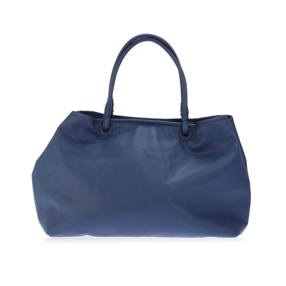 Indigo - Back - Emporio Armani EA7 Logo Shopper Bag