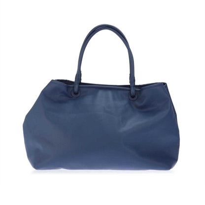 Indigo - Back - Emporio Armani EA7 Logo Shopper Bag