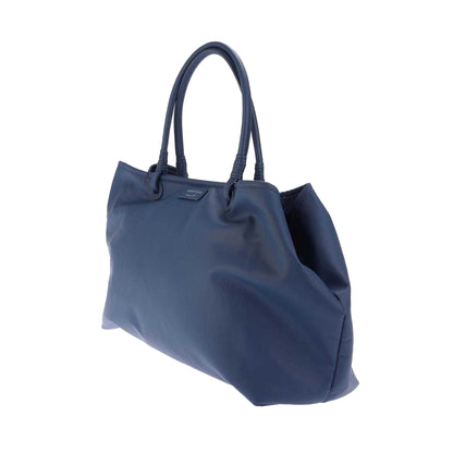 Indigo - Side - Emporio Armani EA7 Logo Shopper Bag