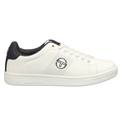 White-Navy - Front - Sergio Tacchini Mens Gran Torino Flat Trainers