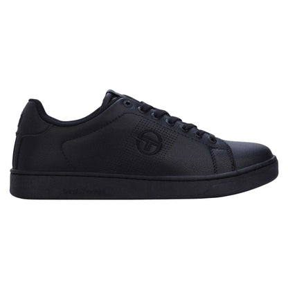 Black - Front - Sergio Tacchini Mens Gran Torino Flat Trainers