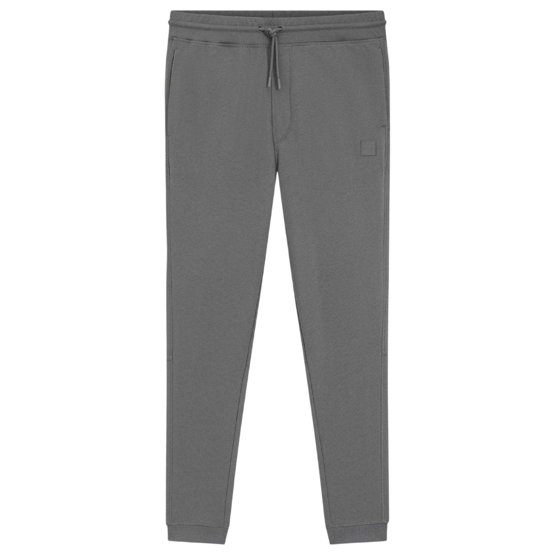 Grey - Front - Boss Mens Sestart Jogging Bottoms